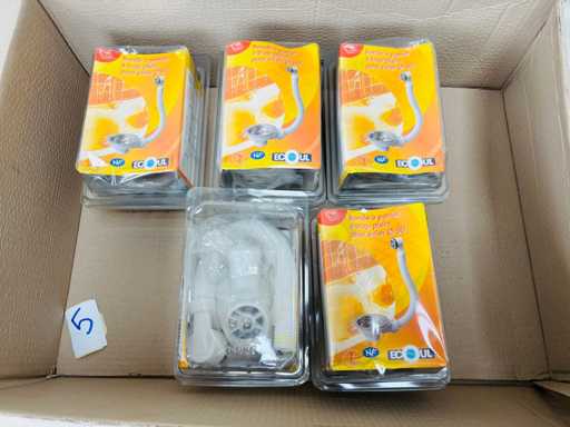 ECOUL (x5) - Overloopmandafvoer voor gootsteen (diam 90)