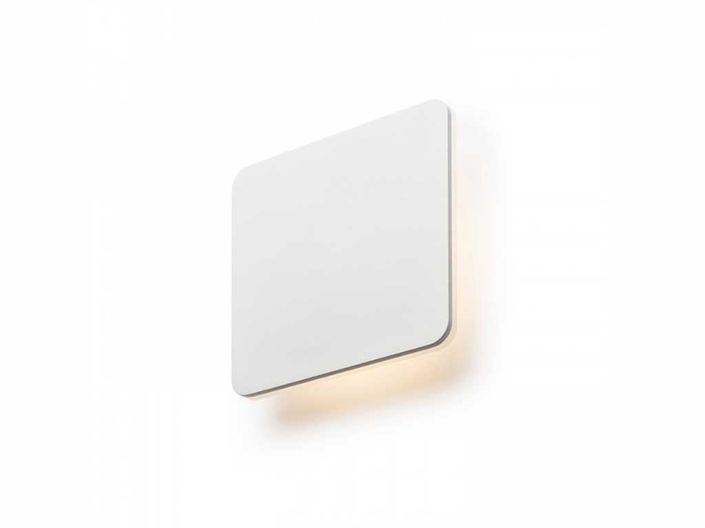8 x Plastra Square 15 wall fixtures