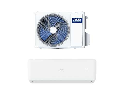 AUX MONO SPLIT AIR CONDITIONER- OUTDOOR AND INDOOR UNIT - 18000BTU-5,1KW -WHITE-R32 - COOLING AND HEATING - Air conditioning