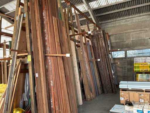 Série de planches de bois