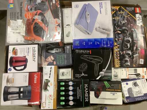 Marchandises de retour de palettes