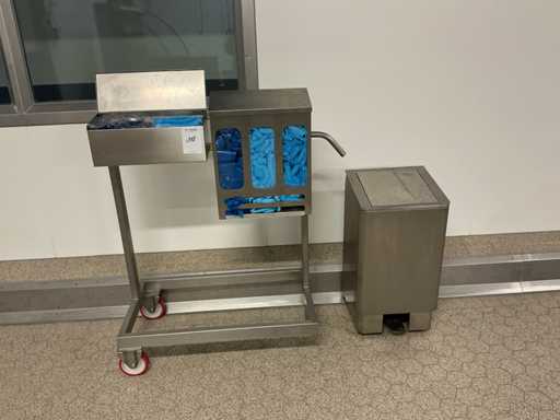 RVS haar/baard net dispenser