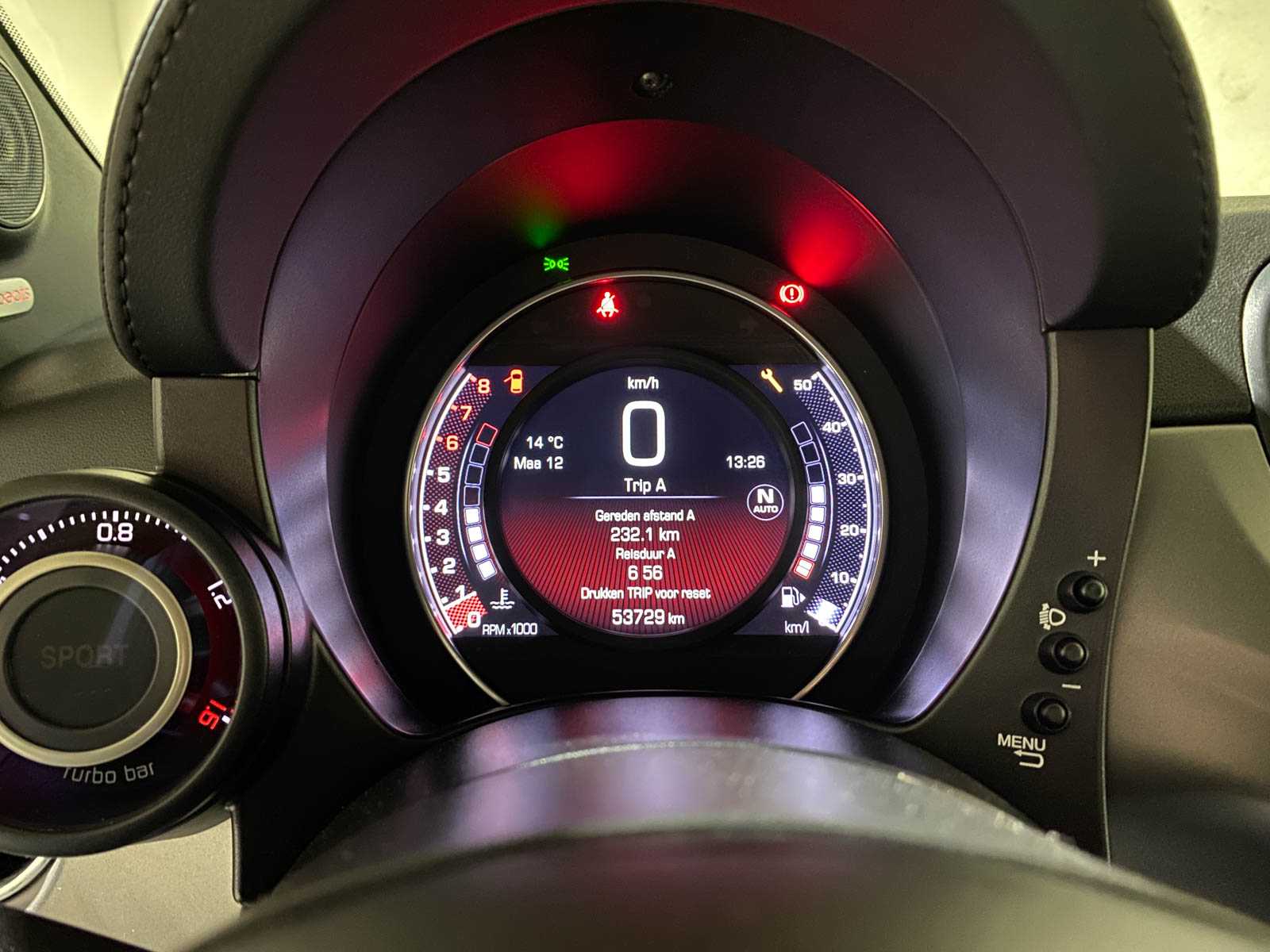 Fiat 500 C 1.4 T-Jet Abarth Turismo 165pk 2018, L-710-LV