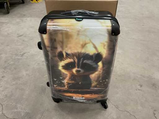Keine langweiligen Koffer Young Raccoon L 72L Trolley Reisekoffer