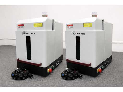 FREUTEK LMM0003 2x Enclosed fiber Laser marking machine 20W (110x110 mm)