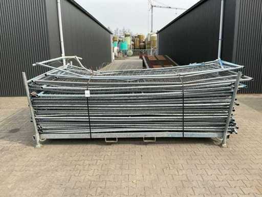 Batch of construction fences