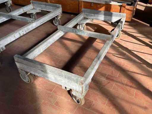 Profile transport trolley