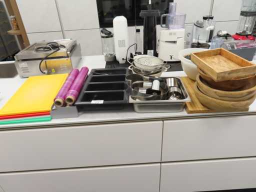 Partij keukenbenodigdheden