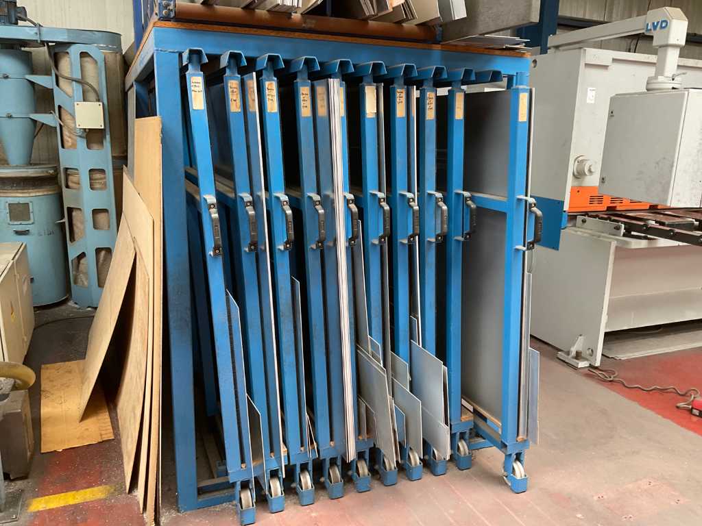 Metal sheet warehouse rack - Eurostorage