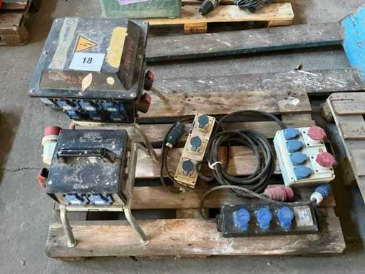 Diverse Krachtstroom verdelers (5x)