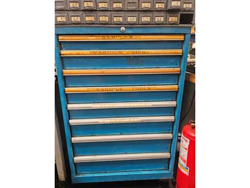   Workshop Tool Cabinet with Machining Tooling