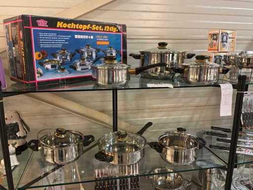 GSW Cooking pot with lid (6x)