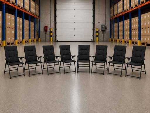 Camping Chairs Set of 2 Foldable (4x)