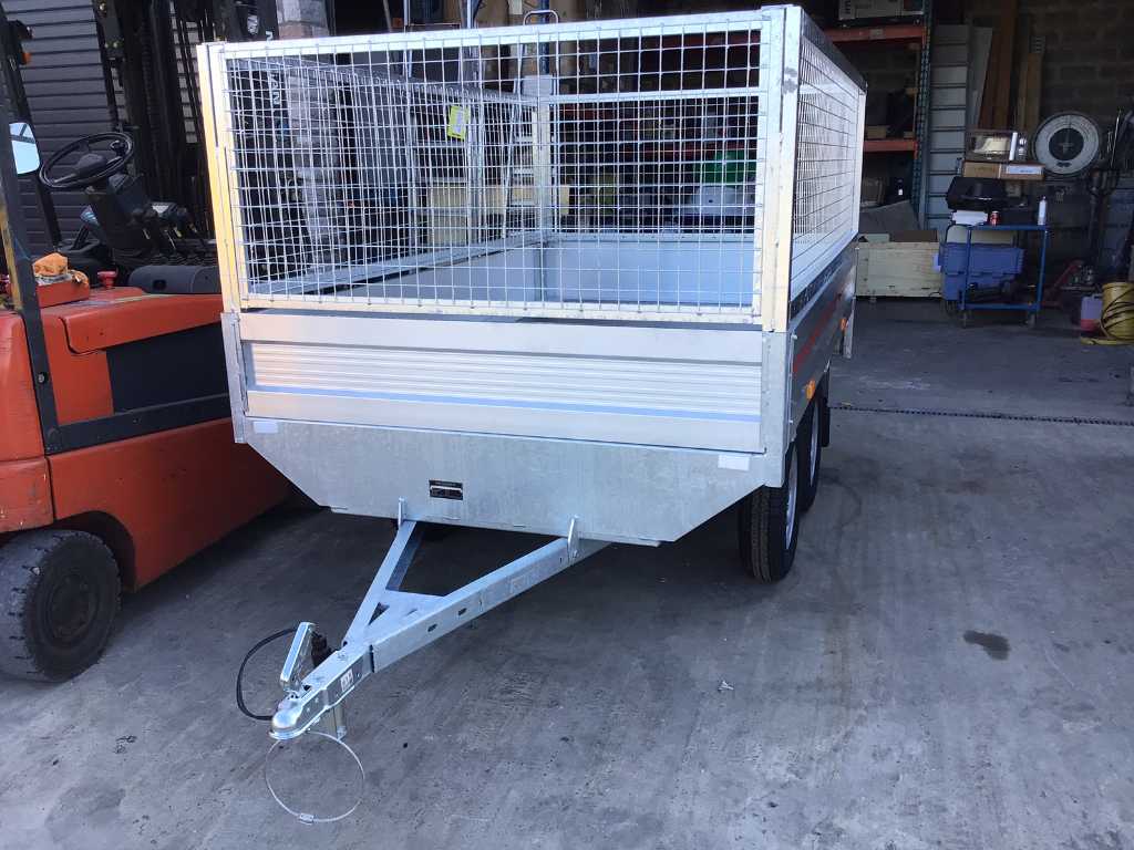 2024 VDM Trailer Flatbed, removable side panels, equipped with a 70cm mesh