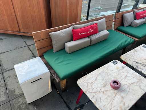 Cabine - Bancă terasă căptușită