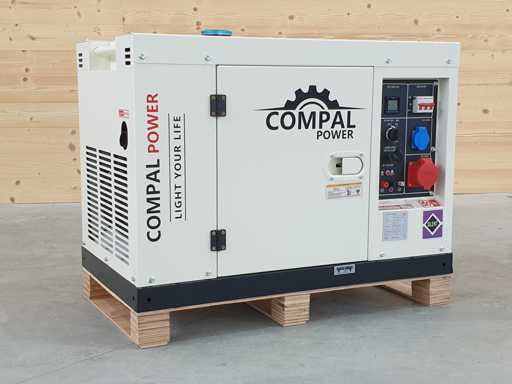 COMPAL POWER VG-R110 10Kw Diesel Electric Generator