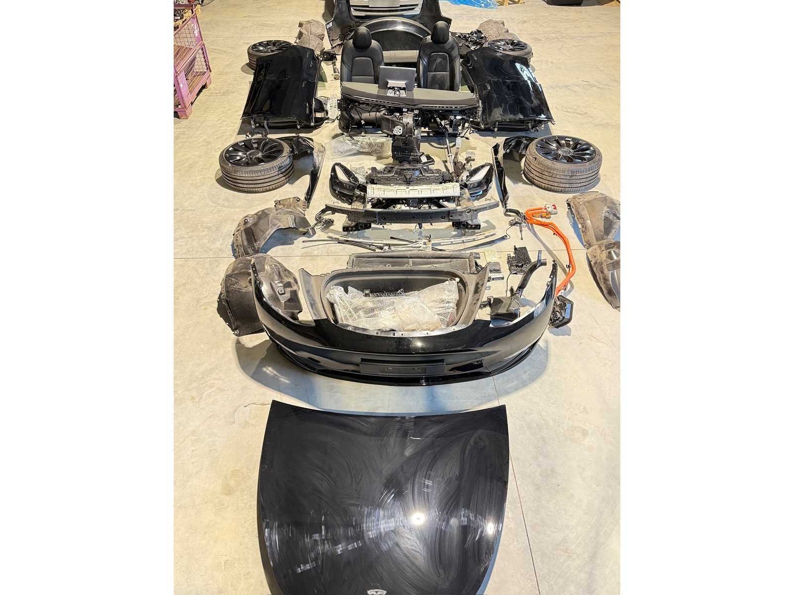 2022 Tesla Y Dual Motor 78 kwH in Parts Parts Package Motors Battery Control Units Headlights Body Parts