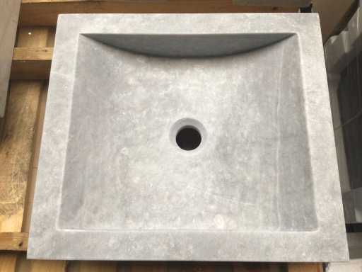 Natural Stone Marble Grey Washbasin 45x40x10 cm