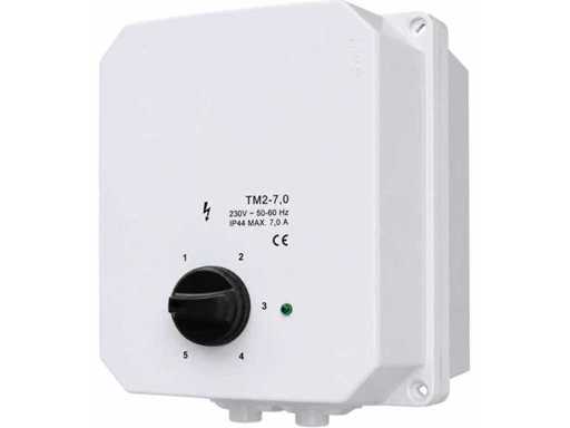 Transformator S&P 0/5-pozycyjny IP54 1-fazowy SPTM 2-7