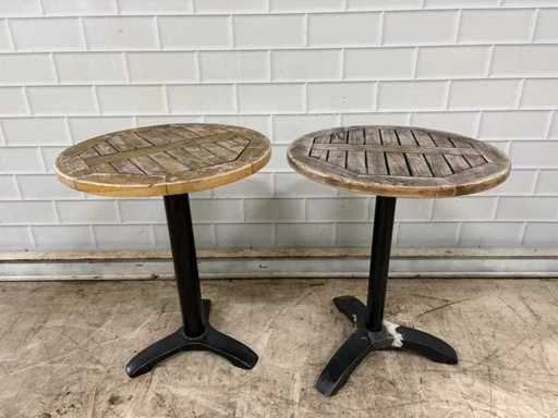Table bistro (4x)