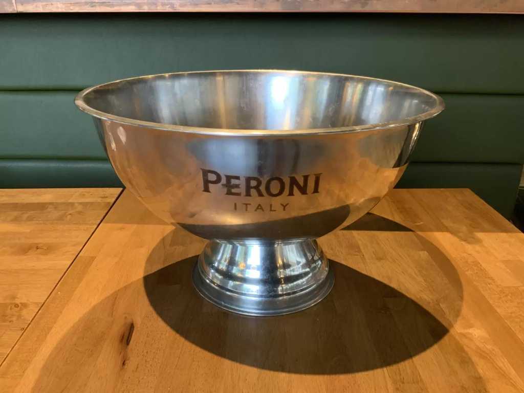 Peroni - Cave à vin en acier inoxydable (2x)