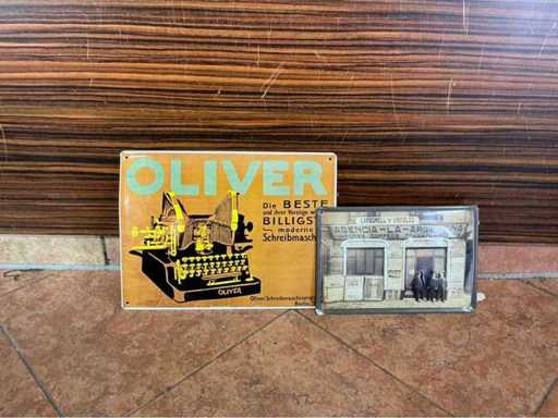 Tin Sign (2x)