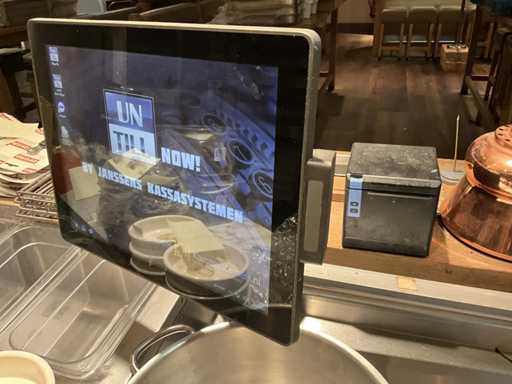 Poindus/Durapos - Registratore di cassa touchscreen (2x) con stampante per ricevute