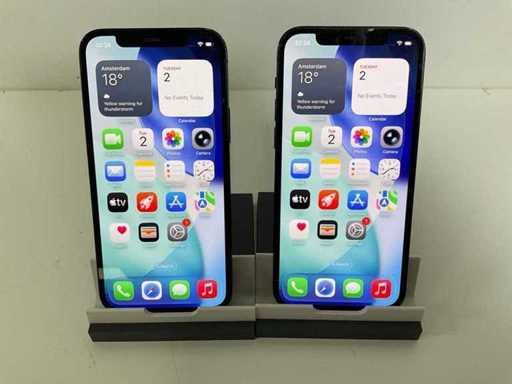 Apple iPhone 12 - 128GB - Nero (2x)