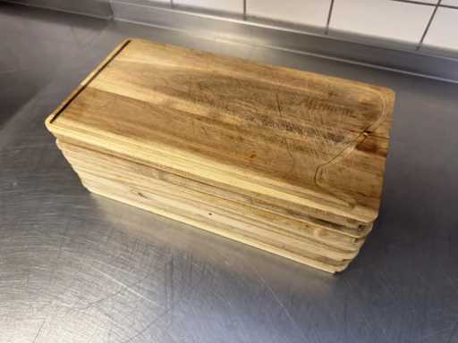 Planche de service en bois (7x)