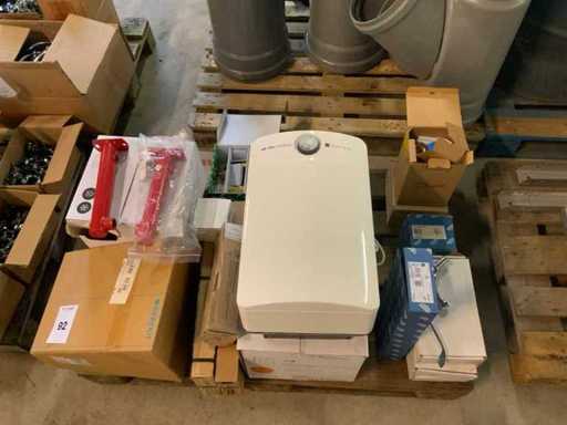 Central heating installation material