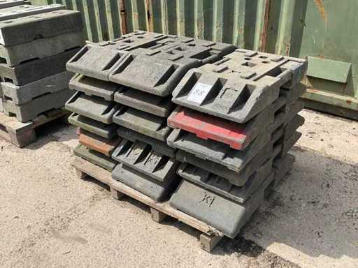 Construction fence foot (18x)