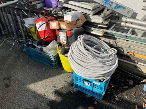 Partij aannemersmateriaal