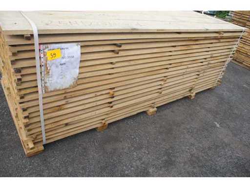 1,23 m³ Eiken planken 22mm