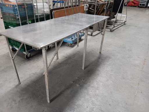 Werktafel RVS 2,00 x 0,80 (2x)