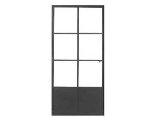 Steel door with 6-glass division - Right-hand