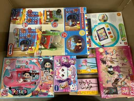 XXL paletowe zabawki nowe z Lego i Vtech