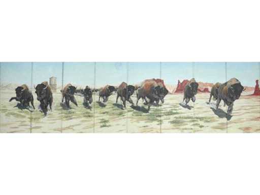 Dekor: Land- und Westbisons