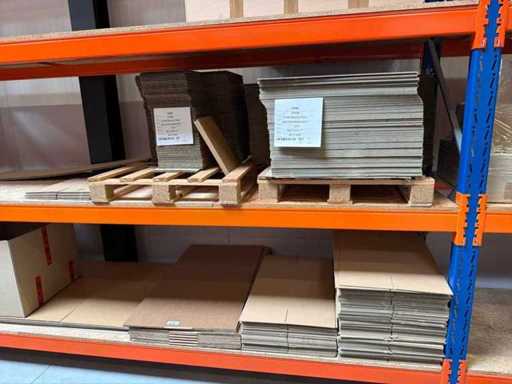 Mélange de matériaux d’emballage en carton