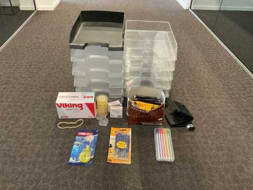 Batch of office supplies