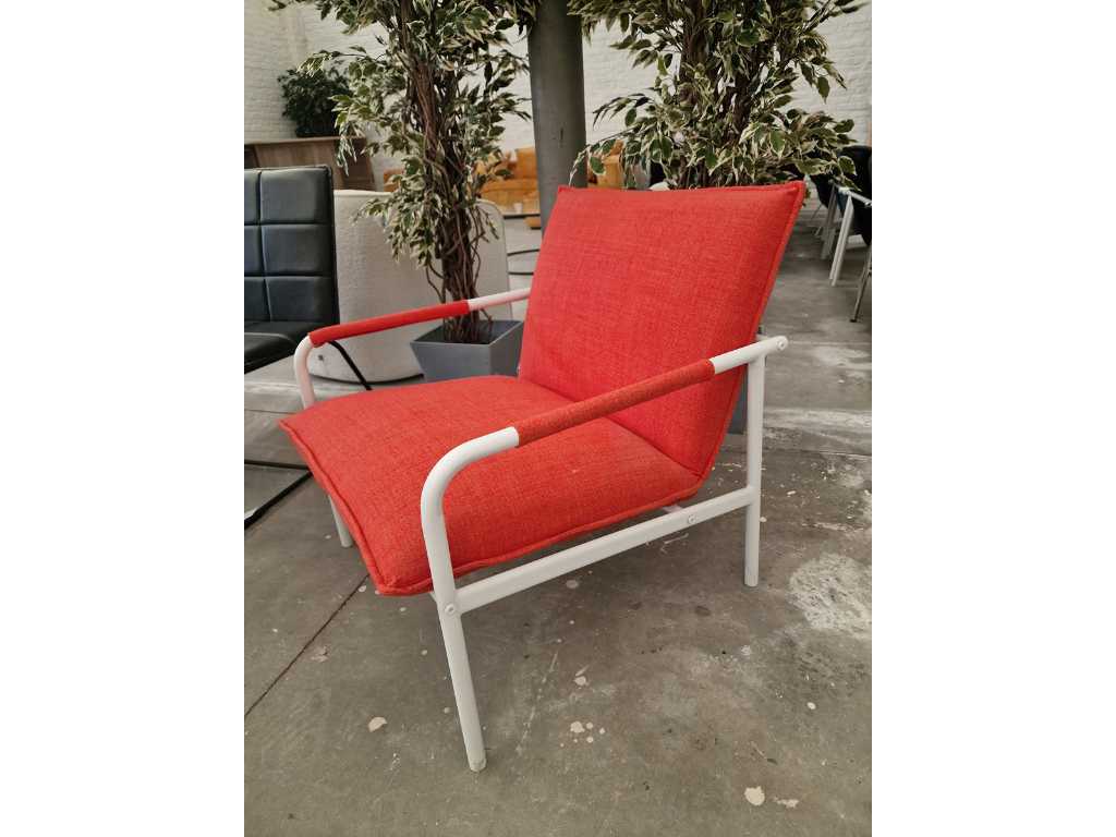 PR Interiors - Rosa Orange Fabrics - Arm Chair