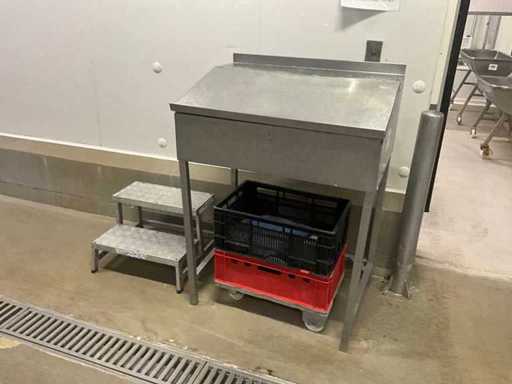 Stainless steel work stand/furniture and step