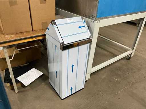 Coș de gunoi din oțel inoxidabil cu balansă