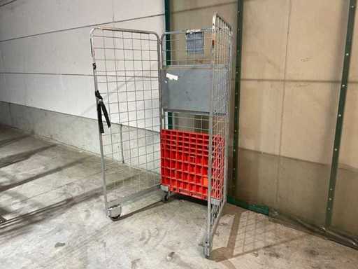 Rolcontainer (75 × 75 × 190 cm) (4x)