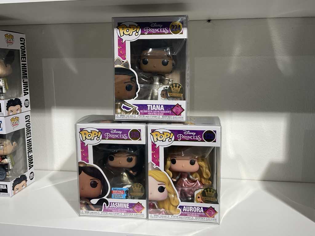 Funko Pop! Disney Princess Vinyl Figure Collectible (3x)