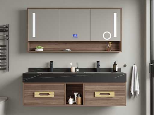 Bathroom furniture set - Vonato - 0 - 2-Person 150 cm