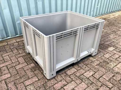 Stapelbarer Mülleimer 120 x 100 x 76,5 cm. inkl. Schlitten