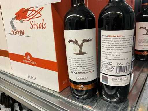 2012 Empordàlia Sinols reserva Rotwein (39x)