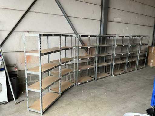 Storage cabinet used +/- 90 x 40 x 180 cm (7x)