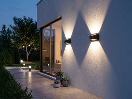 7.5W LED Wandlamp design zand zwart warm wit(8x)