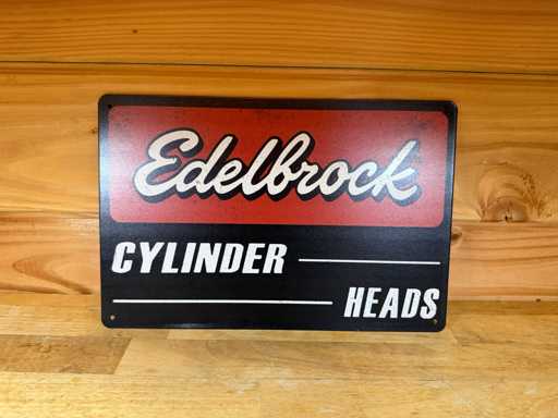 metaal reclame wandbord